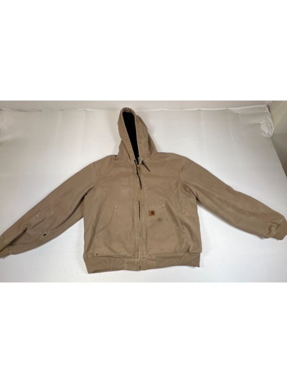 Vintage Carhartt J28 SDL Saddle Active Jacket Thermal Lined Mens Large Regular